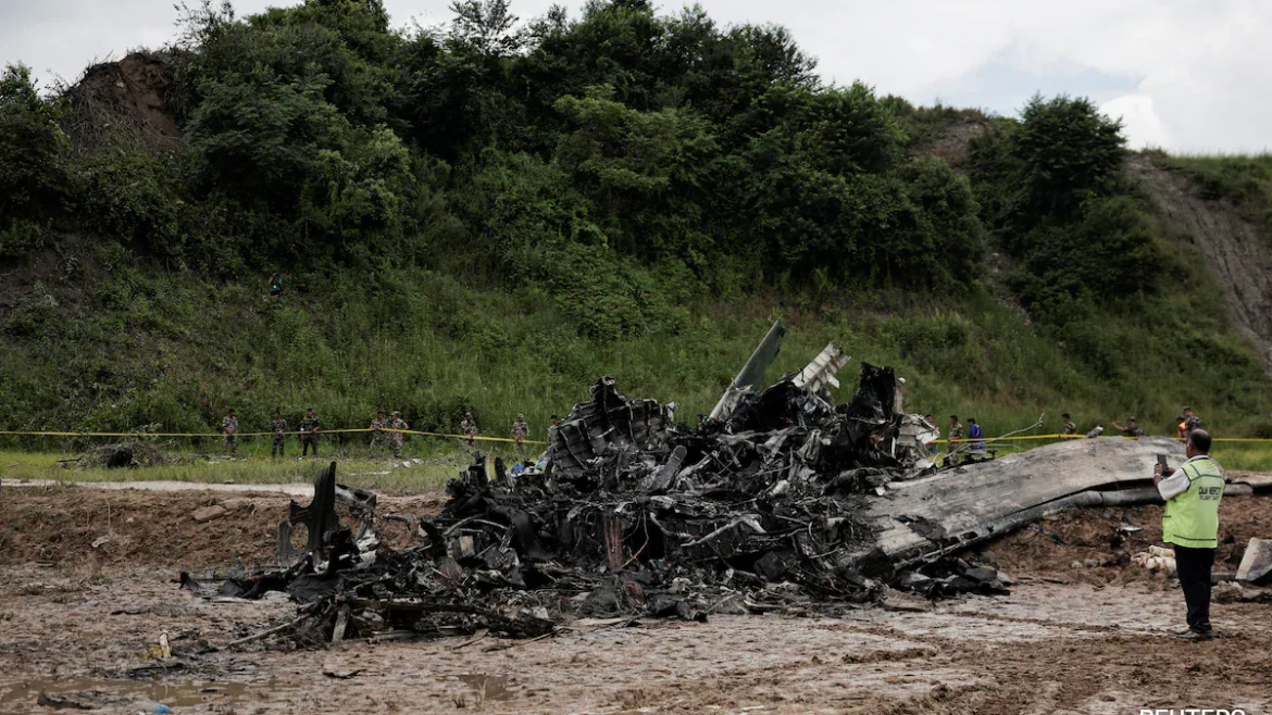 Plane with 19 people on board crashes on take-off in Nepal