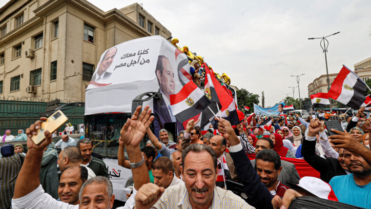 Sissi was re-elected as president of Egypt with 89 percent of the vote