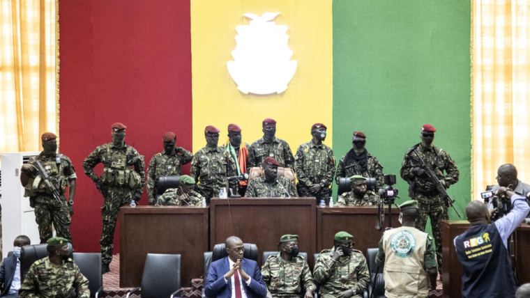 The Guinean government was overthrown by the military council