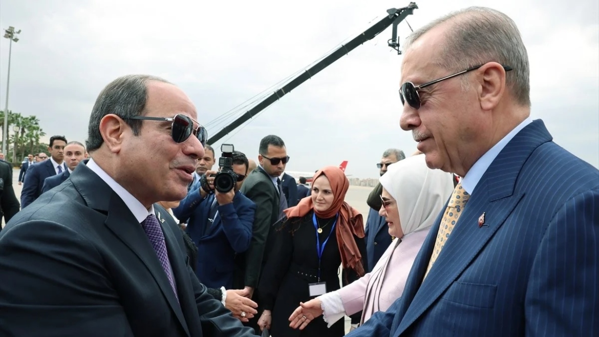 In April, Abdel Fattah El-Sisi travels to Turkey