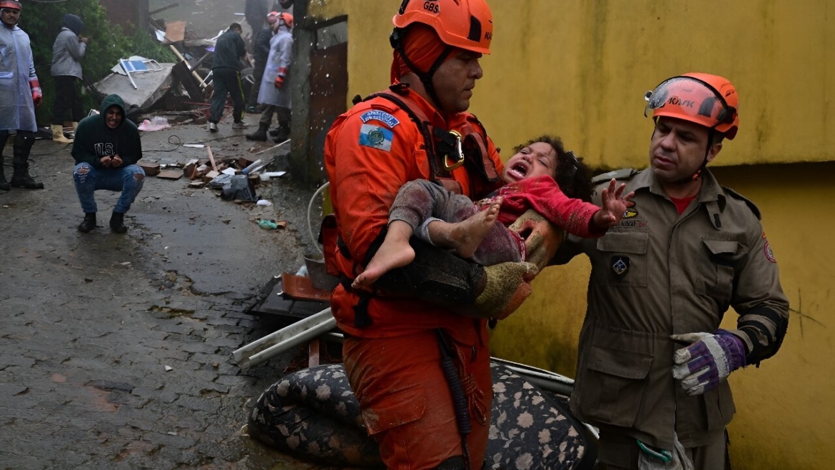 Due to a powerful storm and flooding in Brazil, numerous fatalities have been recorded