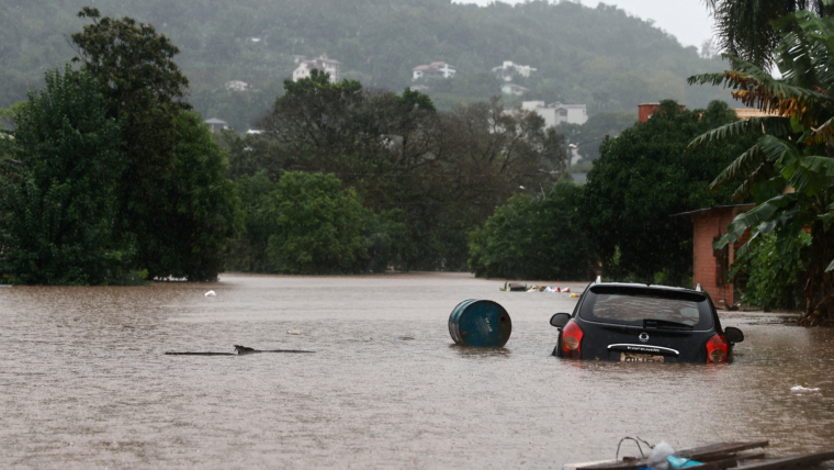 South Brazil is being devastated by floods that have left many dead and more missing.