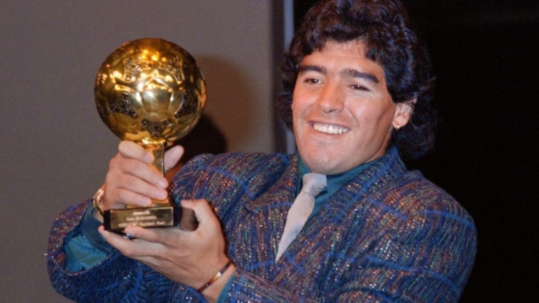 Maradona’s family seek to block sale of 1986 Mexico World Cup Ballon d’Or trophy