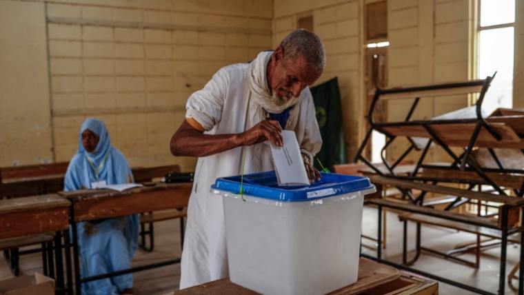 Mauritanians vote in presidential election today.