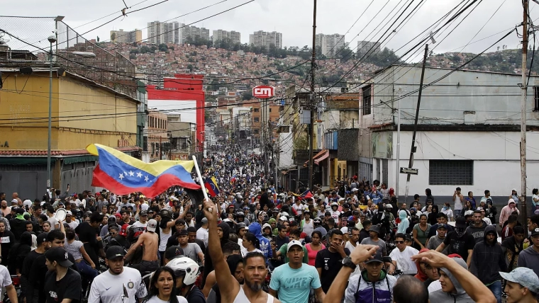 Venezuela: Protests and clashes with police after Maduro declared winner of presidential election.