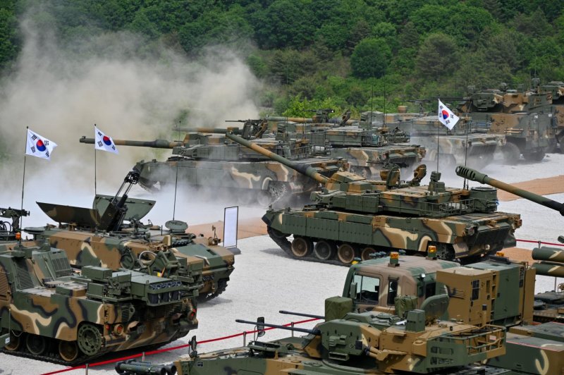 South Korea conducts live-fire drills near its northern neighbour.