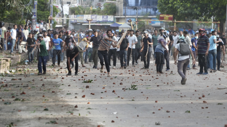 Bangladesh shuts down internet after deadly protests