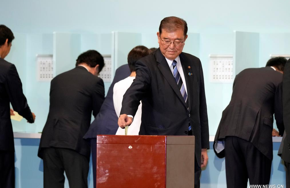 Former Defense Minister Elected Leader of Japan’s Ruling Party