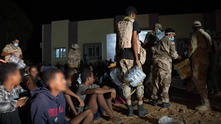 Libya Announces the Dismantling of a Human Trafficking Network