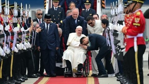 Pope Francis Arrives in Indonesia, First Stop of Four-Nation Tour