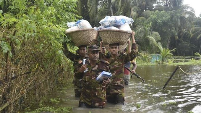 Monsoon floods kill dozens in India, thousands in relief camps