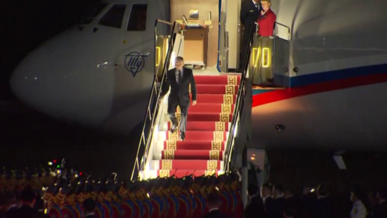 Putin arrives in Mongolia for first foreign visit despite international arrest warrant