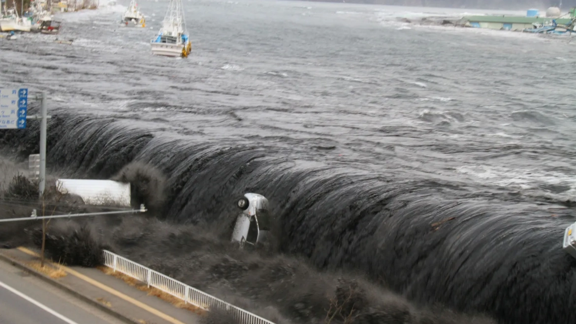 Tsunami hits island south of Japanese capital Tokyo