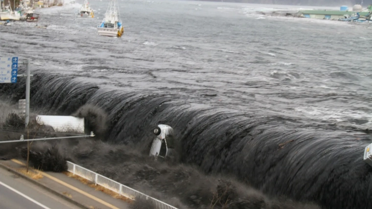 Tsunami hits island south of Japanese capital Tokyo