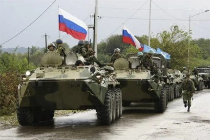 Russian army says it has taken control of town in eastern Ukraine