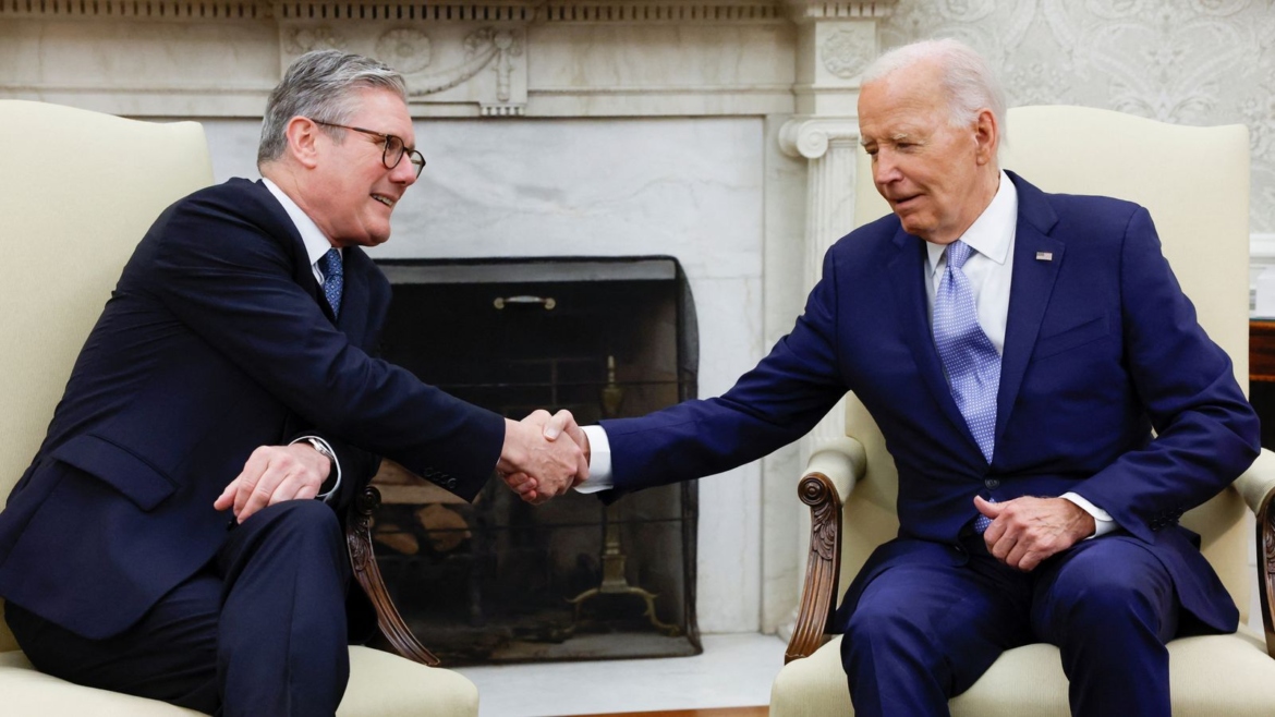 Biden, Starmer meet to discuss new aid to Ukraine