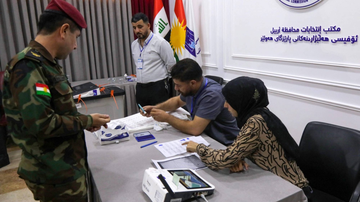 Security forces begin voting in Kurdistan Regional Parliament elections in northern Iraq