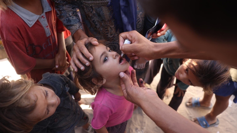 UNICEF: “Gaza fighting pauses agreed to for polio vaccinations”