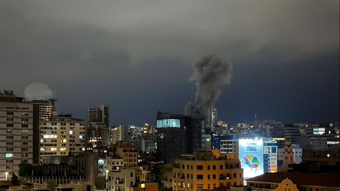 Martyrs and wounded in Israeli strikes on central Beirut