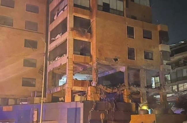 Israeli Army Targets Al-Mayadeen Channel Office in Beirut