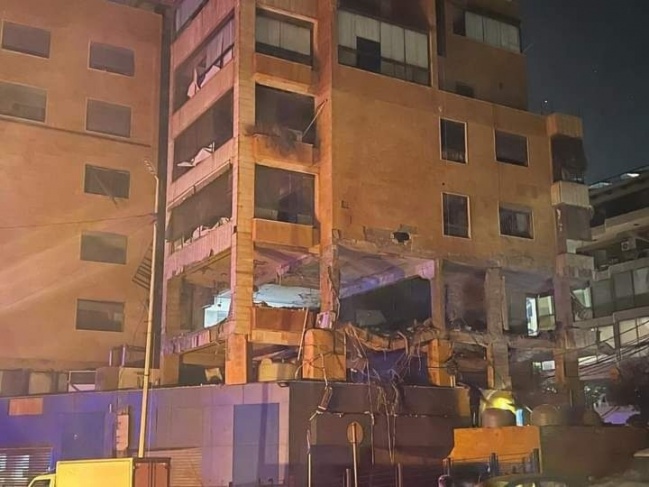 Israeli Army Targets Al-Mayadeen Channel Office in Beirut