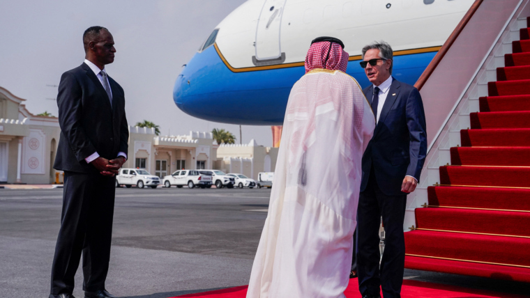 Blinken begins his regional tour with a visit to Doha