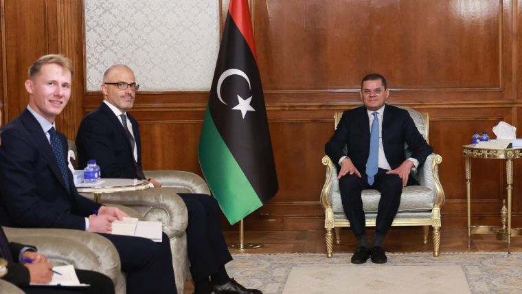 Dbeibah Urges the European Union to Lift the Ban on Libyan Air Traffic and Support Energy Projects