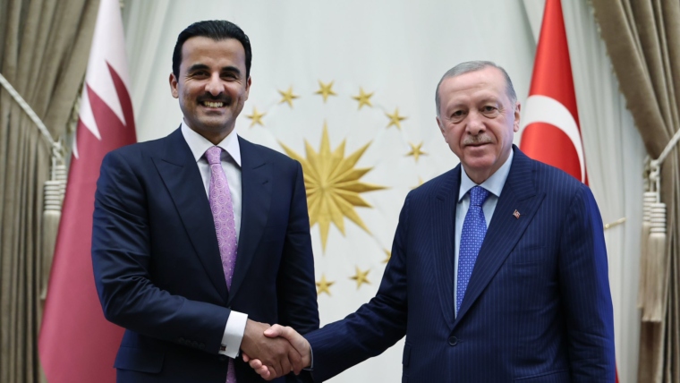 Emir of Qatar arrives in Turkey for talks with President Recep Tayyip Erdogan