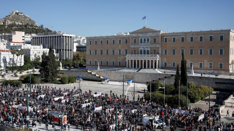 General Strike in Greece Over Rising Prices Halts Shipping and Transport