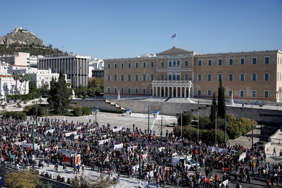 General Strike in Greece Over Rising Prices Halts Shipping and Transport