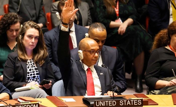 The United States vetoes the ceasefire resolution in Gaza