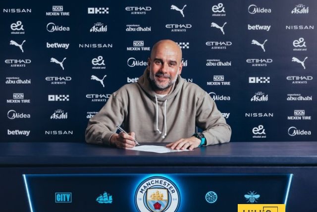 Guardiola extends his contract with Manchester City until 2027