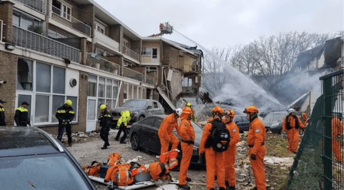 The Hague Explosion: Search Operations Concluded with 6 Fatalities