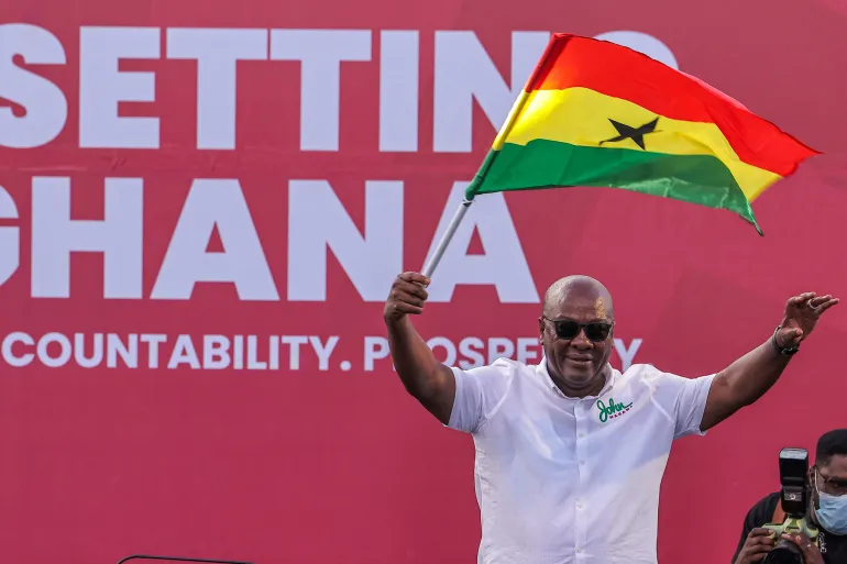 Ghana: John Dramani Mahama elected president with 56% of the vote