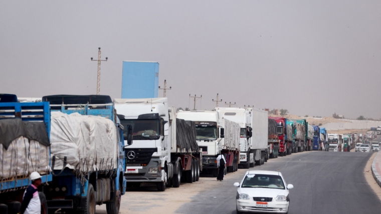 UN Suspends Aid Deliveries Through Kerem Abu Salem Crossing