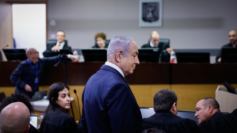 Netanyahu Appears in Court on Corruption Charges, Calls Allegations “Nonsense”