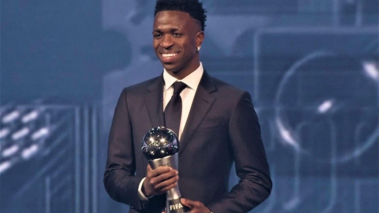 Brazilian Vinícius Júnior Named Best Football Player in the World for 2024