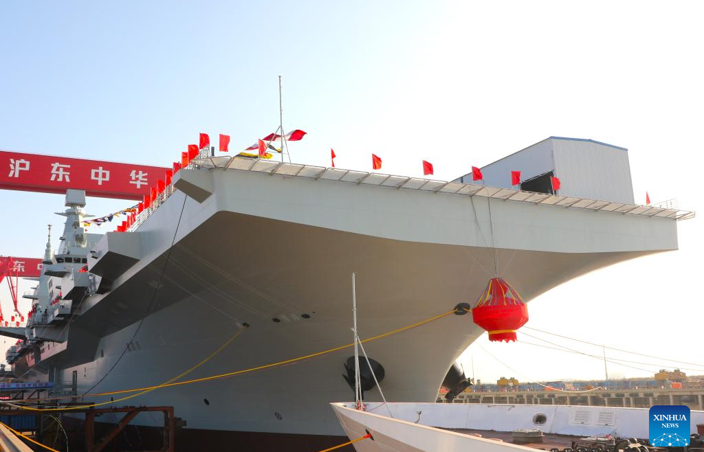 China launches first Type 076 amphibious assault ship