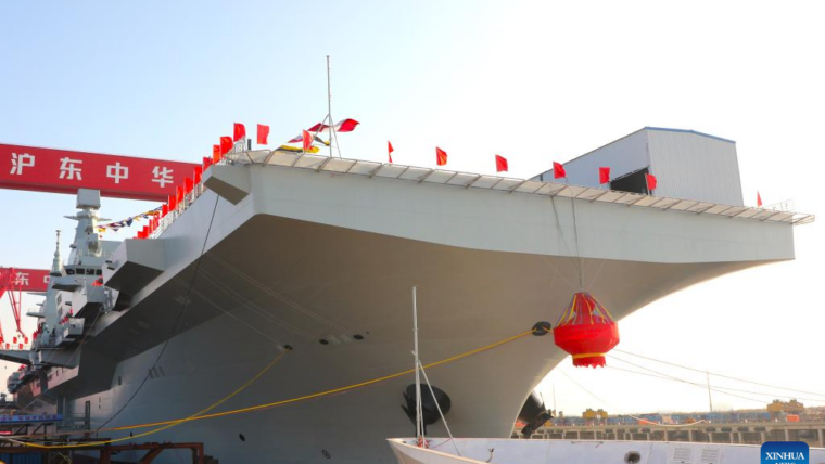 China launches first Type 076 amphibious assault ship