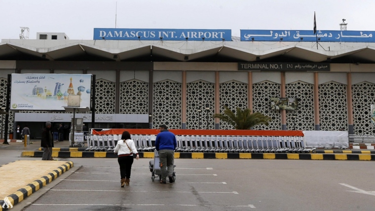 Syria:  First domestic flight from Damascus airport