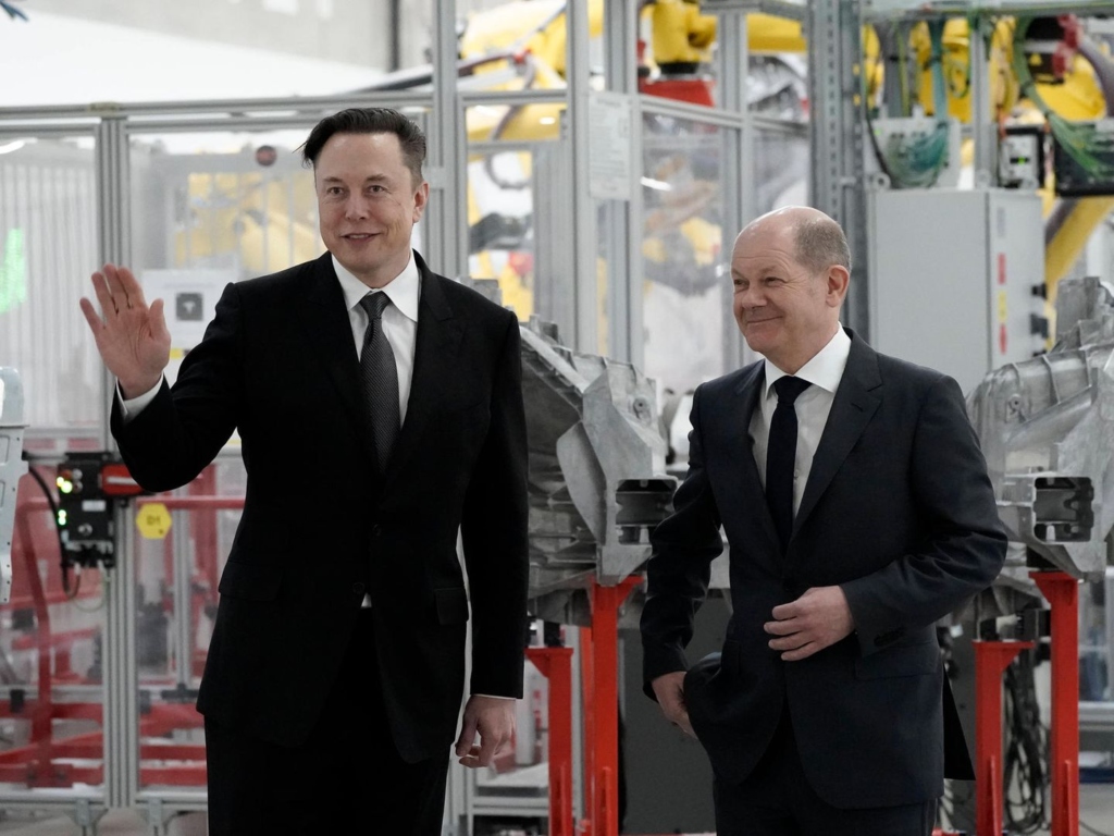 Chancellor Scholz Expresses Concern Over Elon Musk's Support for Far-Right in Germany