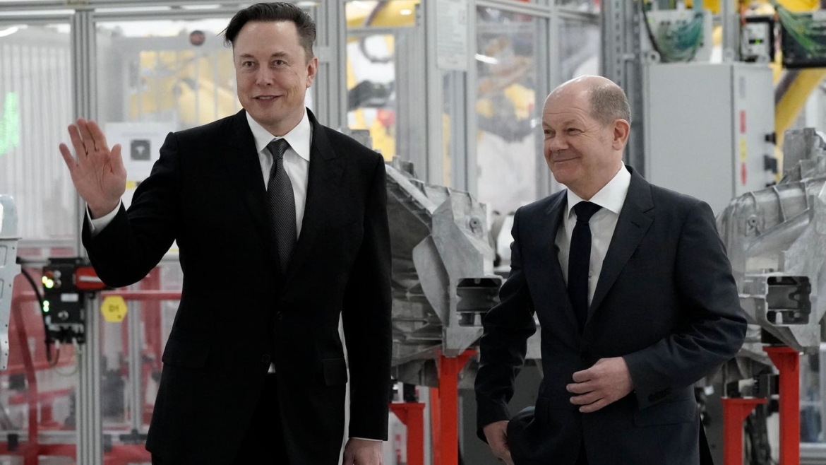 Chancellor Scholz Expresses Concern Over Elon Musk’s Support for Far-Right in Germany