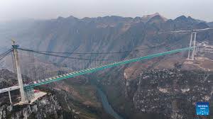 China completes main structure of world’s tallest bridge