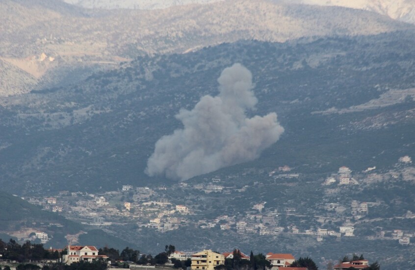 Israeli air strike kills two people and injures two others in Lebanon.