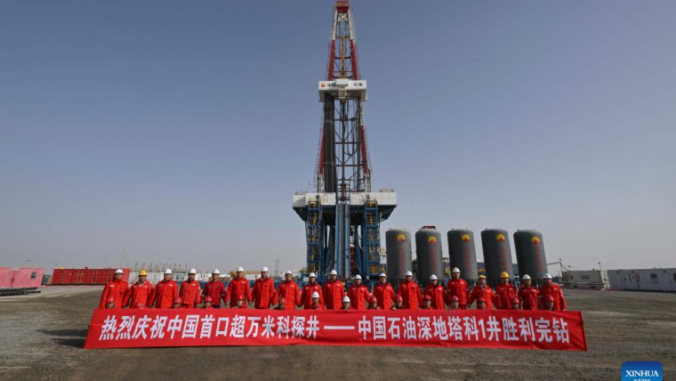 China completes drilling of Asia’s deepest vertical oil well at 10910 metres