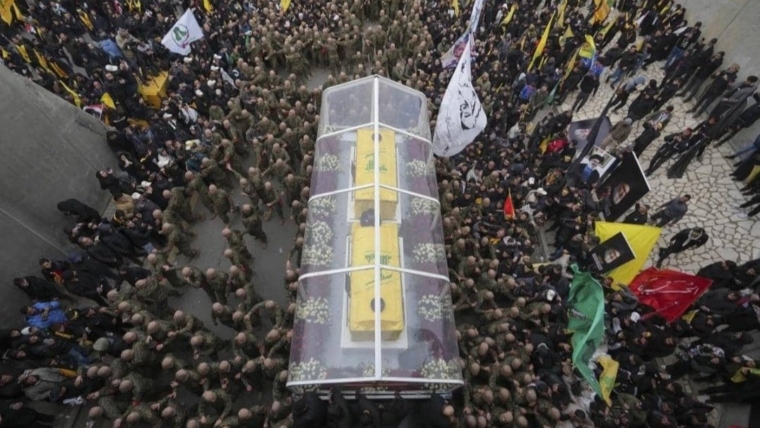 Amid Israeli Airstrikes, Beirut Bids Farewell to Hassan Nasrallah in a Massive Funeral