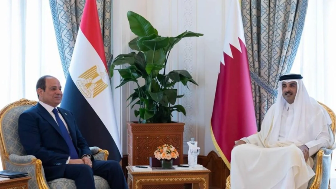 Qatar and Egypt Affirm Support for Gaza Reconstruction and Call for International Conference in Cairo