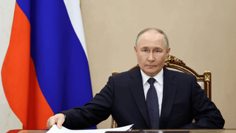 Putin Visits Russia’s Kursk Region for First Time Since Recapture from Ukrainian Forces
