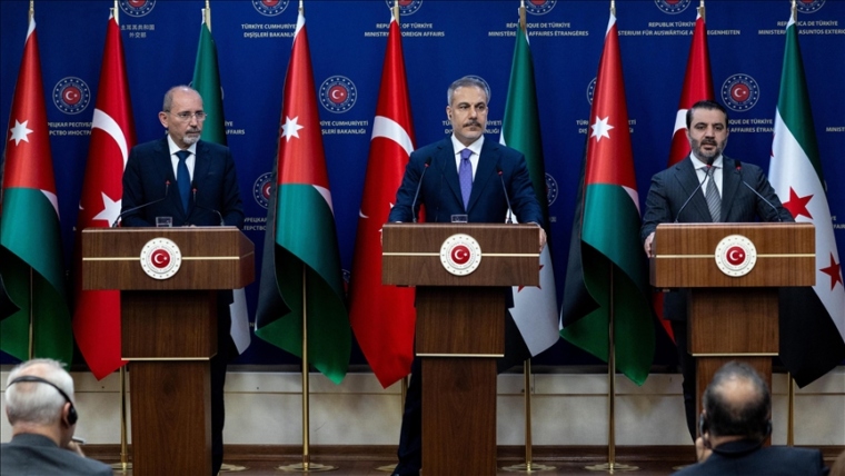 A trilateral meeting between Turkey, Syria, and Jordan to discuss regional security challenges