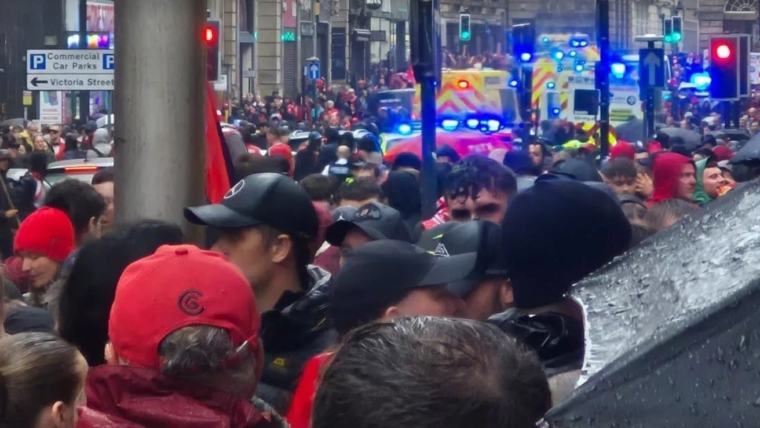 Car Hits Pedestrians in Liverpool During Premier League Victory Celebrations
